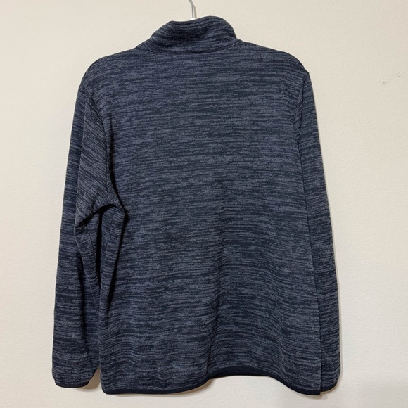 Black and Gray Marled 1/4 Zip - Picture 3 of 4